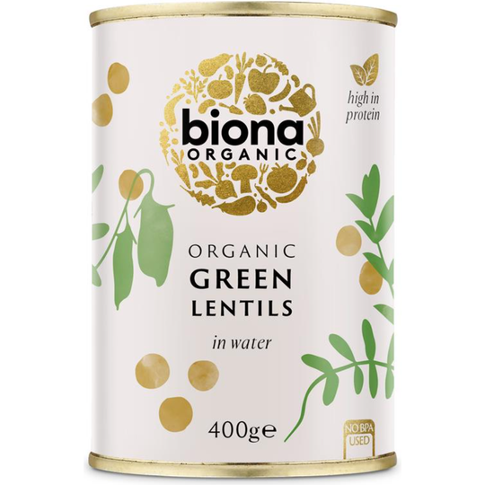 Biona Organic GREEN LENTILS 400g