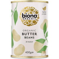 Biona Organic BUTTER BEANS 400g