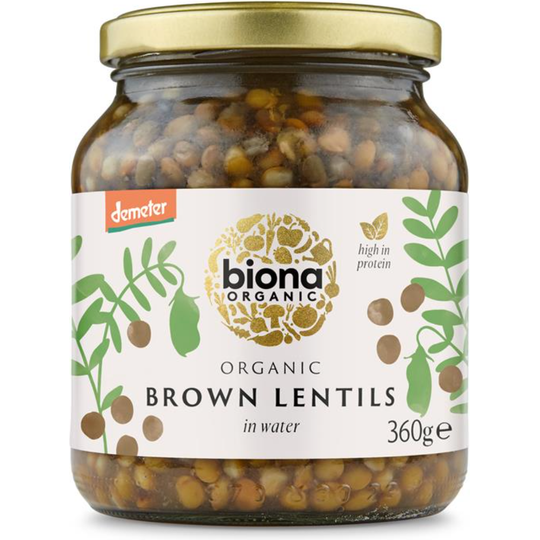 Biona Organic BROWN LENTILS 360g