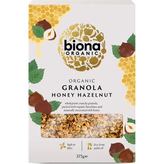 Biona Organic HONEY HAZELNUT GRANOLA 375g