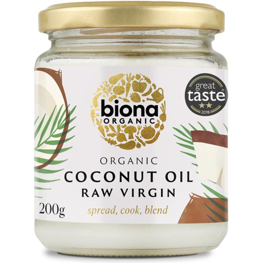 Biona Organic RAW VIRGIN COCONUT OIL 200g
