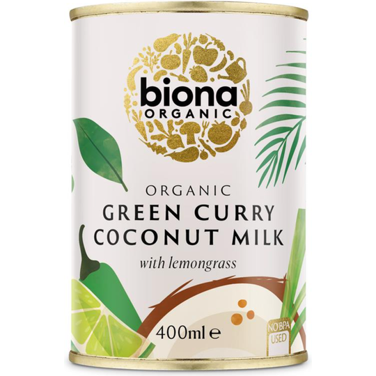 Biona Organic GREEN CURRY COCONUT MILK 400ml