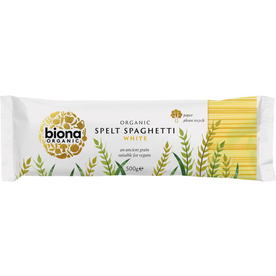 Biona Organic SPELT SPAGHETTI - WHITE 500g