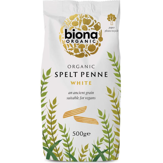 Biona Organic SPELT PENNE - WHITE 500g