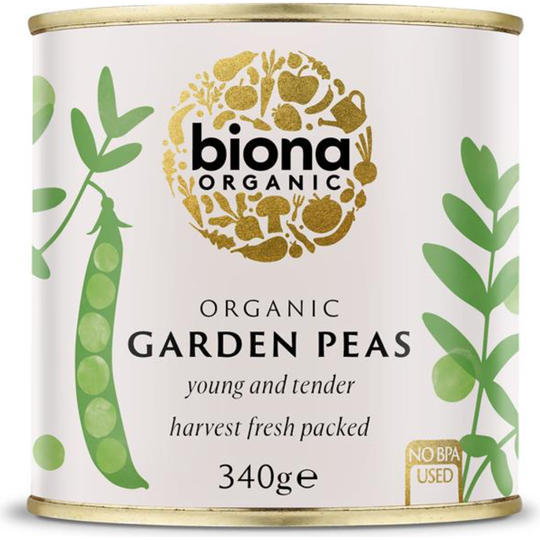 Biona Organic GARDEN PEAS 340g