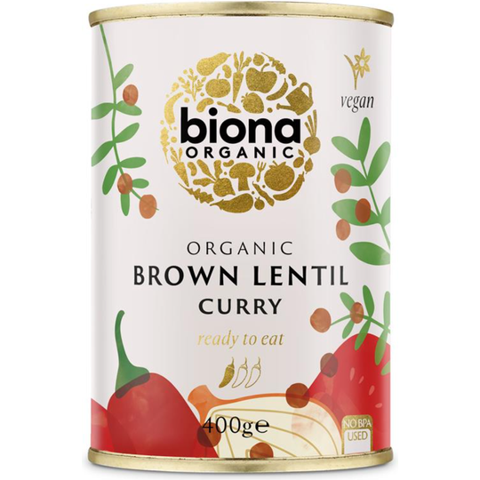 Biona Organic BROWN LENTIL CURRY 400g