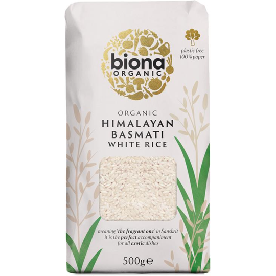 Biona Organic WHITE BASMATI RICE 500g