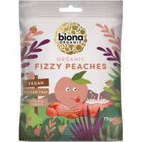 Biona Organic FIZZY PEACHES 75g