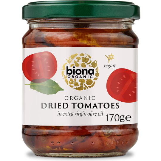 Biona Organic DRIED TOMATOES IN OLIVE OIL 170g