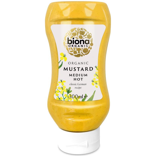 Biona Organic MUSTARD MEDIUM HOT 320ml