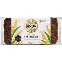 Biona Organic RYE BREAD 500g