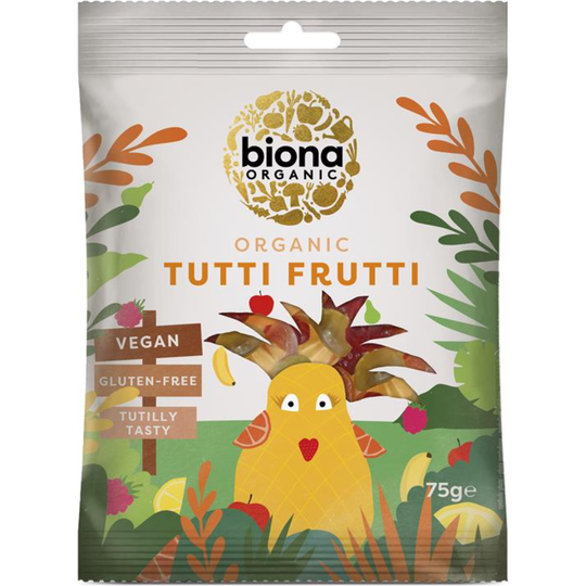 Biona Organic TUTTI FRUTTI GUMS 75g