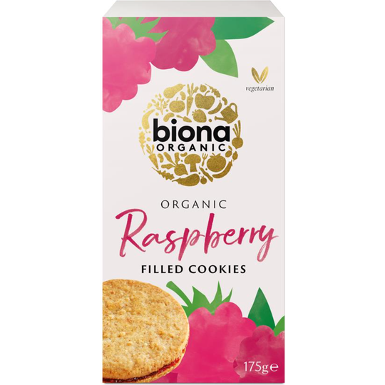 Biona Organic RASPBERRY COOKIES 175g