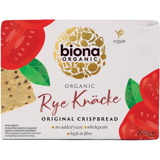 Biona Organic RYE KNÄCKE - ORIGINAL CRISPBREAD 200g