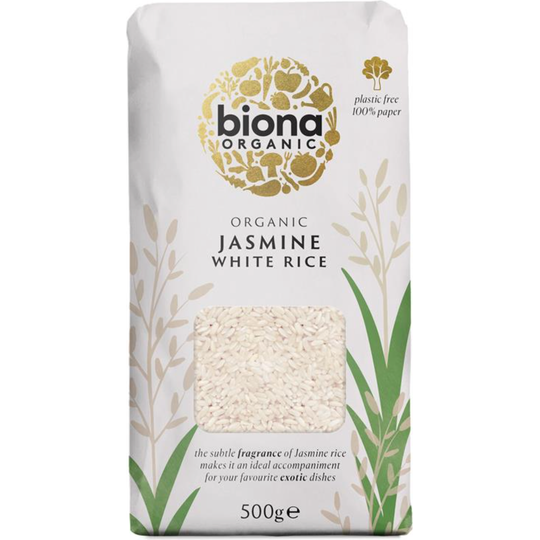 Biona Organic WHITE JASMINE RICE 500g