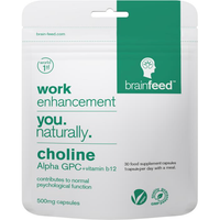 Brainfeed Alpha GPC Choline 99% 30 Capsules