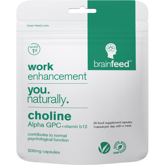Brainfeed Alpha GPC Choline 99% 30 Capsules