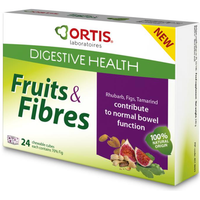 Ortis Fruits & Fibres Chewable Cubes Pack of 24