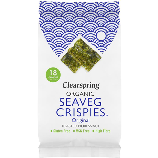 Clearspring Organic Seaveg Crispies - Original (Crispy Seaweed Thins)