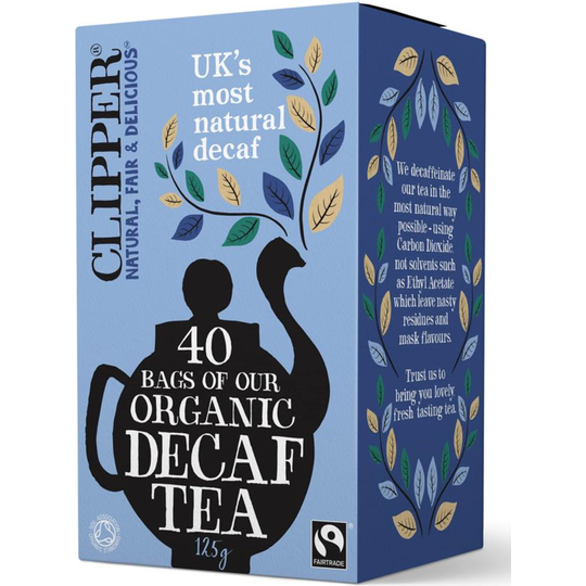 Clipper Tea Organic & Fairtrade Everyday Decaf 40 Tea Bags