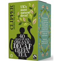 Clipper Tea Organic & Fairtrade Decaf Green Tea 40 Bags