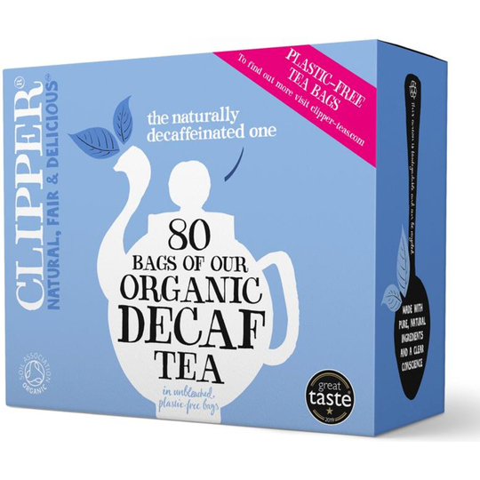 Clipper Tea Organic Everyday Decaf 80 Tea Bags