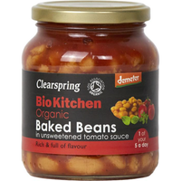 Clearspring Bio Kitchen Organic / Demeter Baked Beans 350g