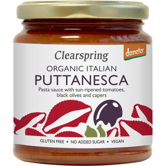 Clearspring  Demeter Organic Italian Pasta Sauce - Puttanesca 300g