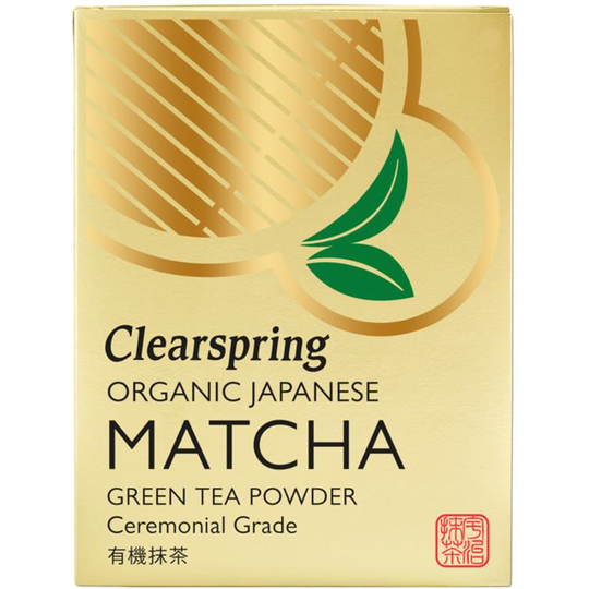 Clearspring  Organic Japanese Matcha Green Tea Powder - Ceremonial Grade 30g