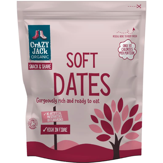 Crazy Jack Organic Soft Dates Ready To Eat 200g