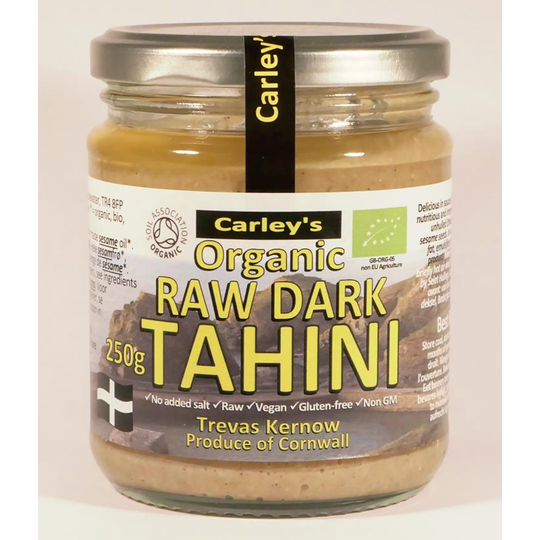 Carley's Organic Raw Dark Tahini 250g