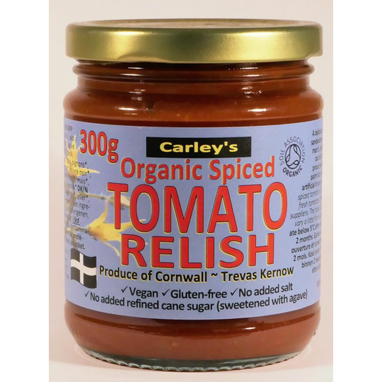 Carley's Organic Spiced Tomato Relish 300g