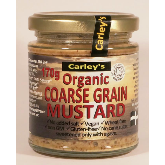Carley's Organic Coarse Grain Mustard 170g