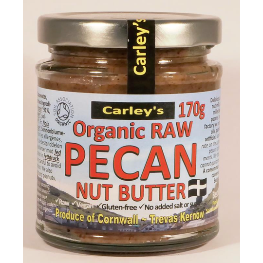 Carley's Organic Raw Pecan Nut Butter 170g