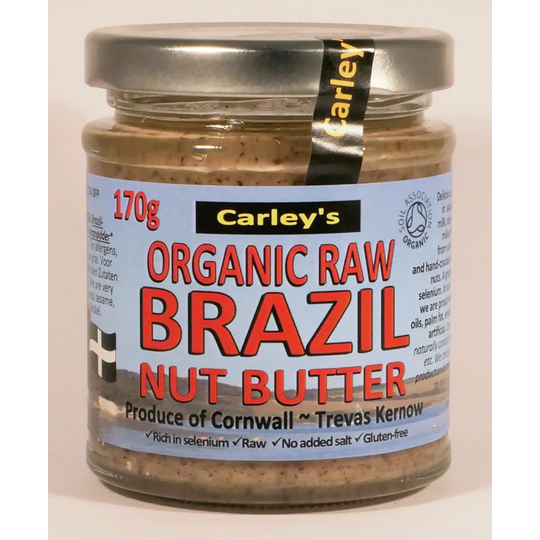 Carley's Organic Raw Brazil Nut Butter 170g
