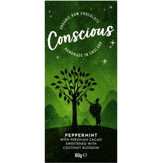 Conscious Organic Raw Chocolate Peppermint 60g