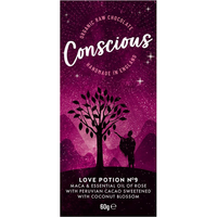 Conscious Organic Raw Chocolate Love Potion No.9 60g