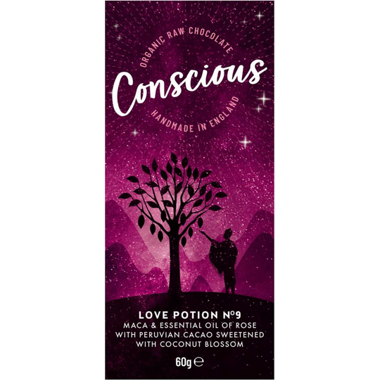 Conscious Organic Raw Chocolate Love Potion No.9 60g