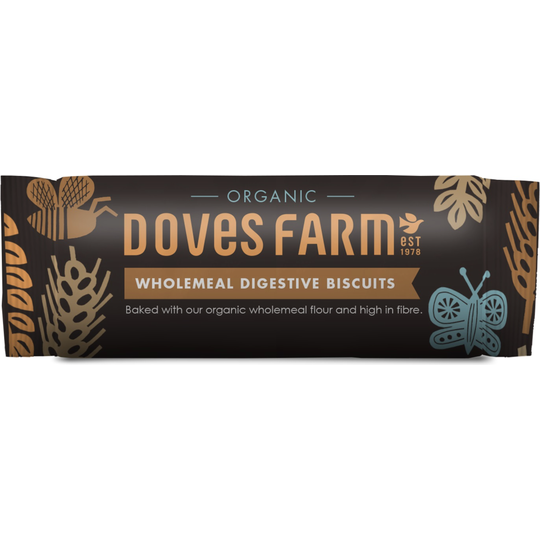 Doves Farm Organic Wholemeal Digestive Biscuits 400g