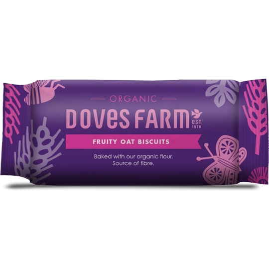 Doves Farm Organic Fruity Oat Biscuits 200g