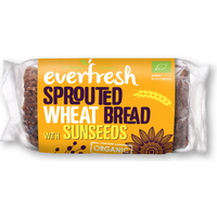 Everfresh Organic Sprouted Wheat Loaf with Sunflower Seeds 400g