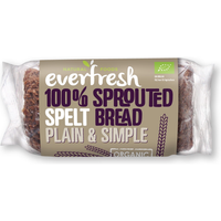 Everfresh Plain & Simple Organic Sprouted Spelt Loaf 400g