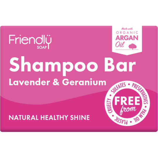 Friendly Soap  Shampoo Bar - Lavender & Geranium