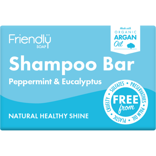Friendly Soap  Shampoo Bar - Peppermint & Eucalyptus