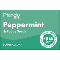 FRIENDLY SOAP  Peppermint & Poppyseeds Natural Soap
