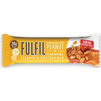 Fulfil Vitamin and Protein Bar (15 x 55 g Bars) - Chocolate Peanut & Caramel Flavour