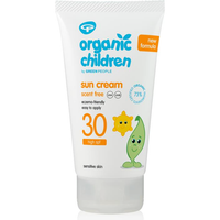 GREEN PEOPLE ORGANIC CHILDREN SCENT FREE SUN CREAM - SPF30 150ML