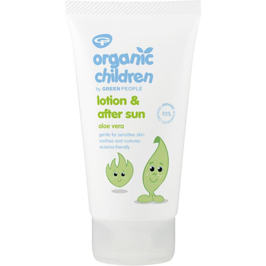 GREEN PEOPLE ORGANIC CHILDREN ALOE VERA LOTION & AFTER SUN 150ML