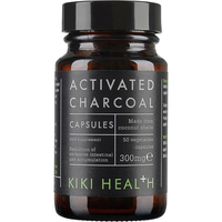 Kiki Health Activated Charcoal Capsules - 50 Vegicaps