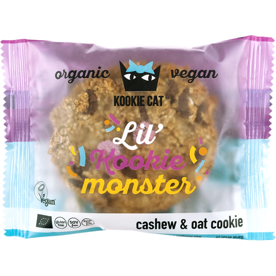 Kookie Cat Cookie With Vanilla and Colorful Chocolate Candies 50g